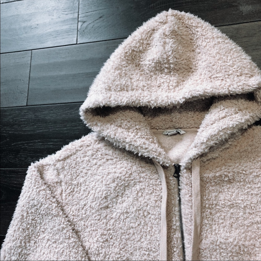 AE • PLUSH FULL ZIP HOODIE - Picture 4 of 6